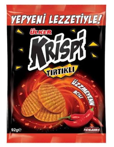 ÜLKER سناك كريسبي مموج بنكهة حارة — 